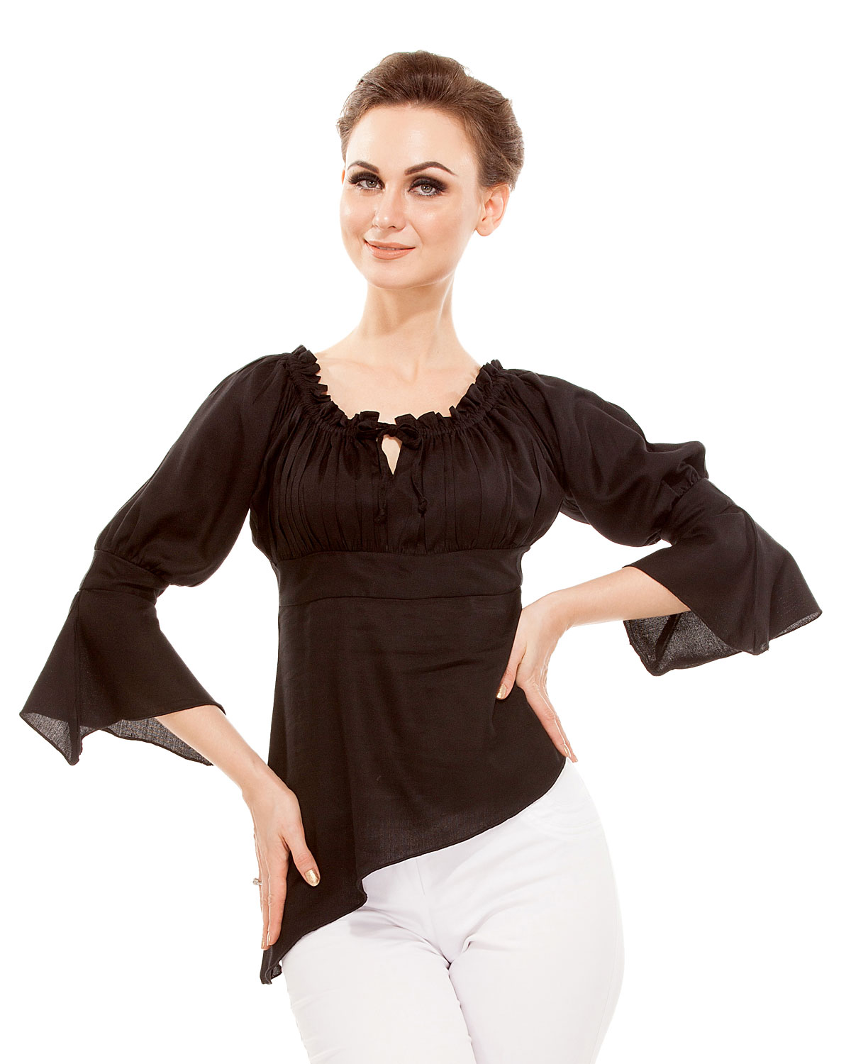 (image for) Felicia High-Low Hem Blouse