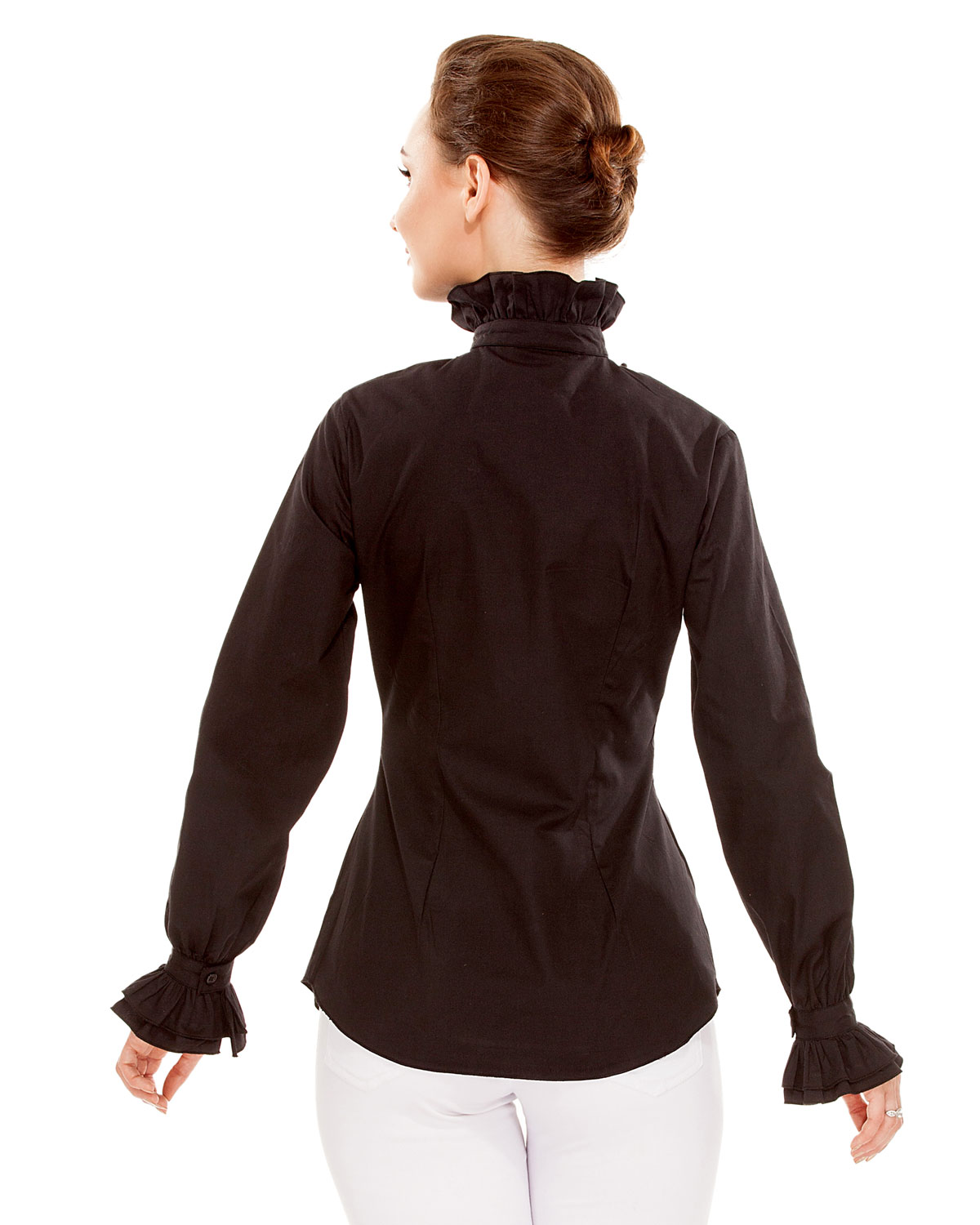 (image for) Zylphia Stand-up Collar Blouse