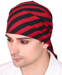 (image for) Pirate Triangle Head Scarf (Stripe Fabric)