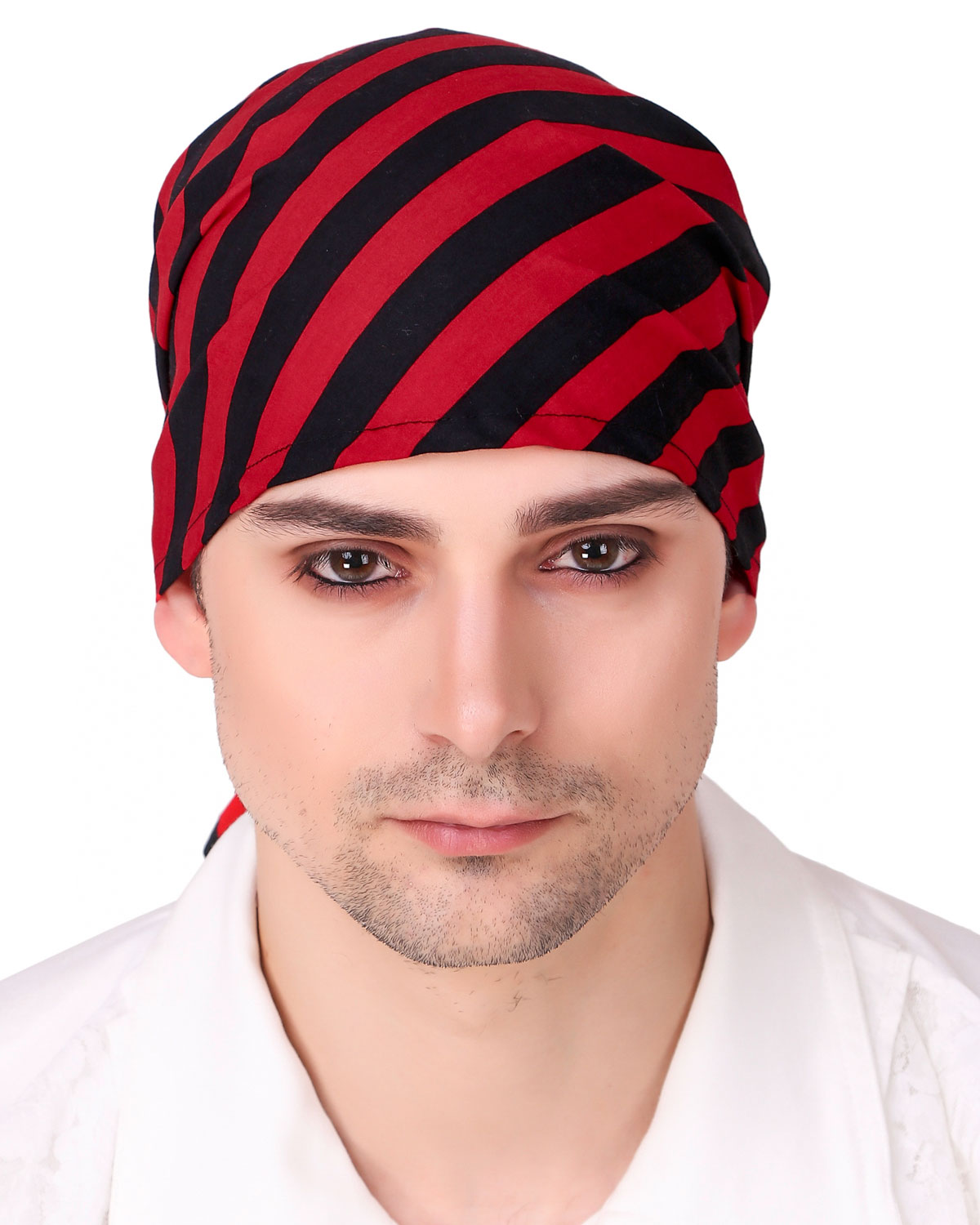 (image for) Pirate Triangle Head Scarf (Stripe Fabric)