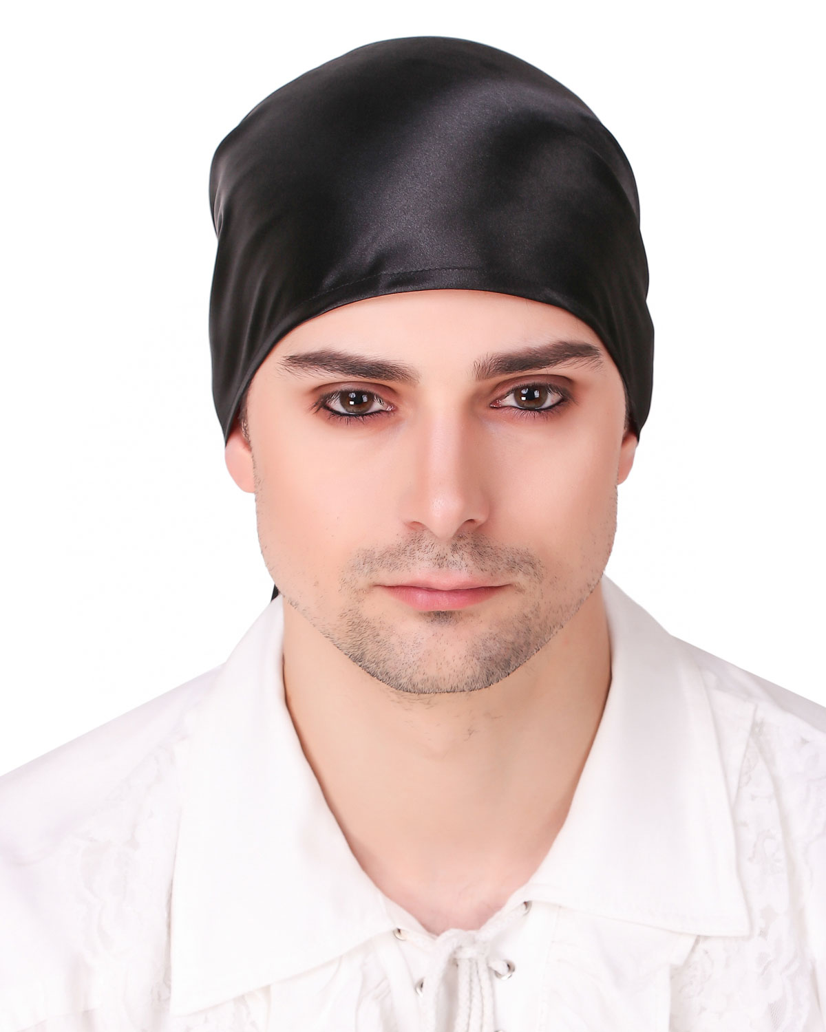 (image for) Pirate Triangle Head Scarf (Satin Fabric)