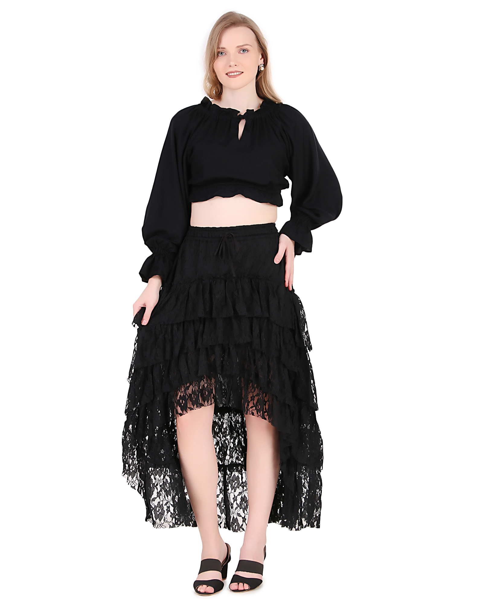 (image for) Steampunk Contoured Net Skirt