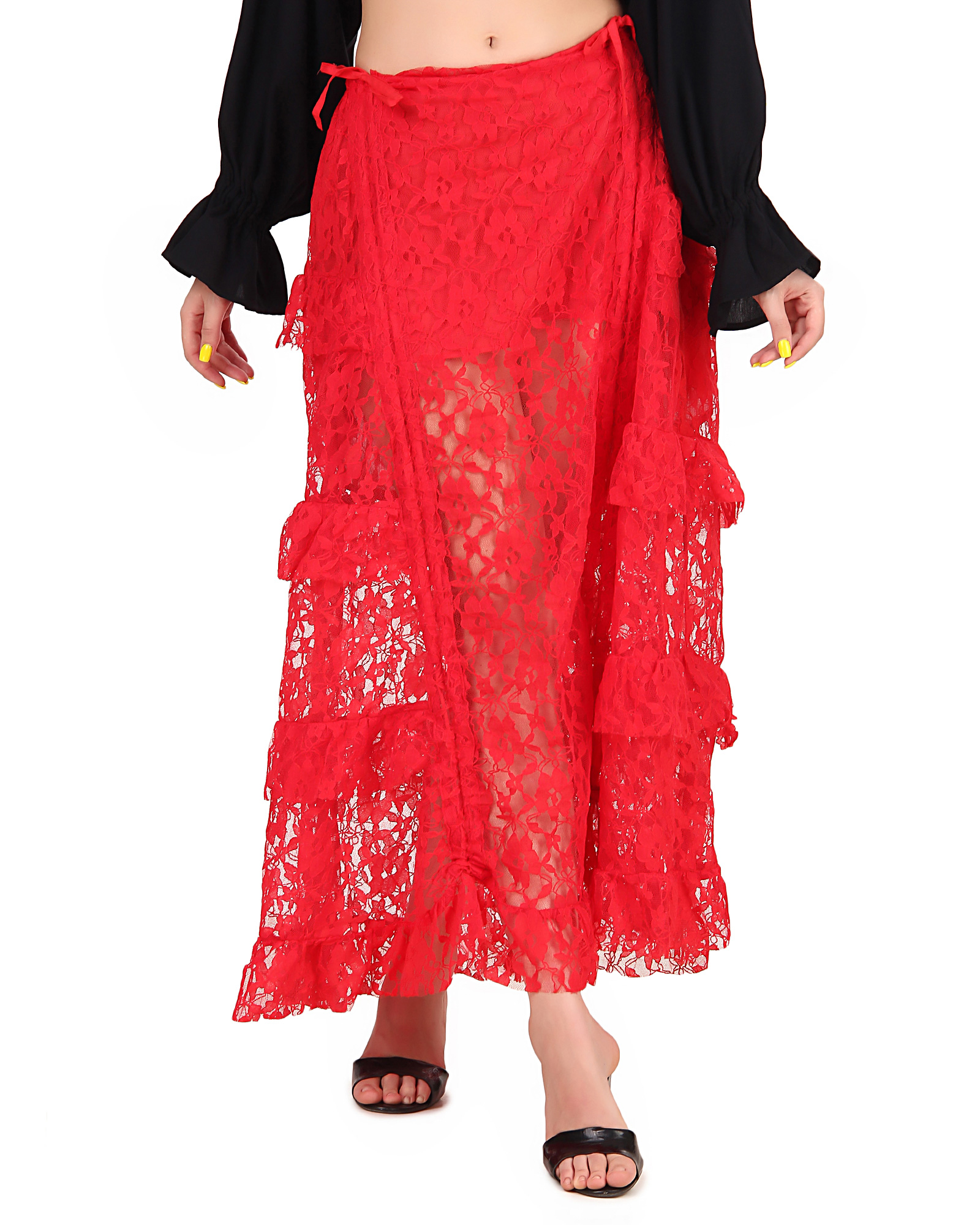 (image for) Steampunk High-Low Net Skirt