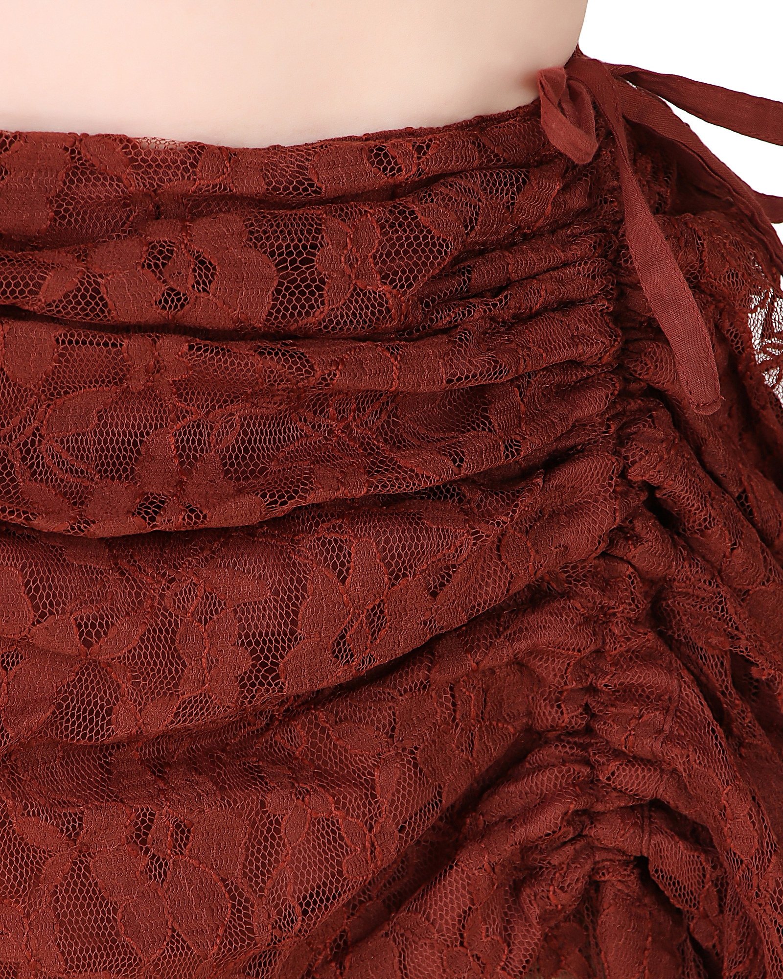 (image for) Steampunk High-Low Net Short Skirt