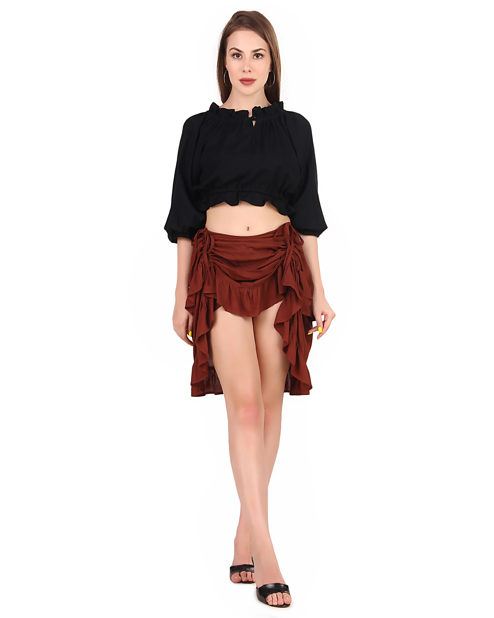 (image for) Steampunk High-Low Short Skirt