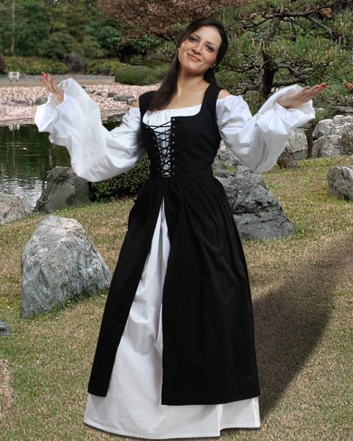 Ameline Peasant Dress - Click Image to Close