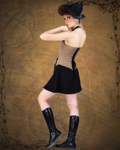 Captain Of The Skies Overbust Corset