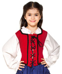 (image for) Girls Reversible Pirate Bodice
