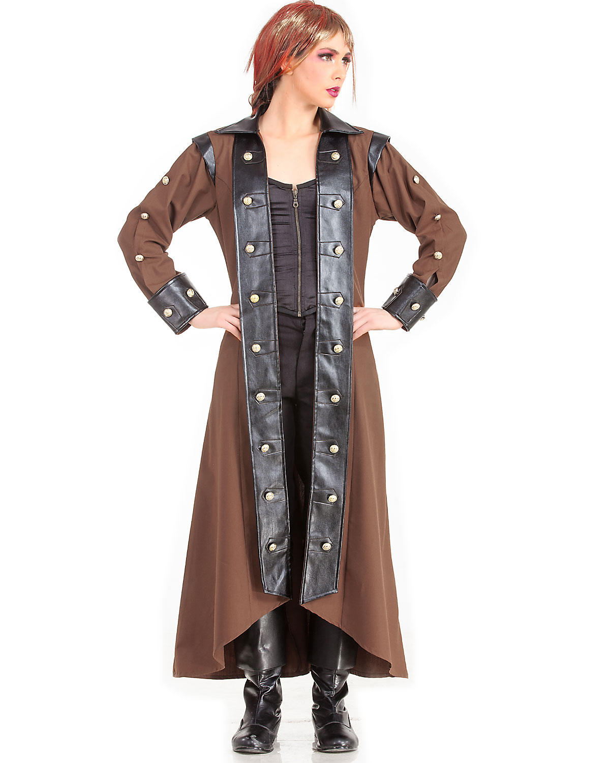 (image for) Lieutenant Estfeld Steampunk Trench Coat