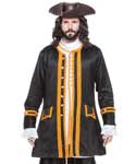 (image for) Admiral Norrington Coat - Black