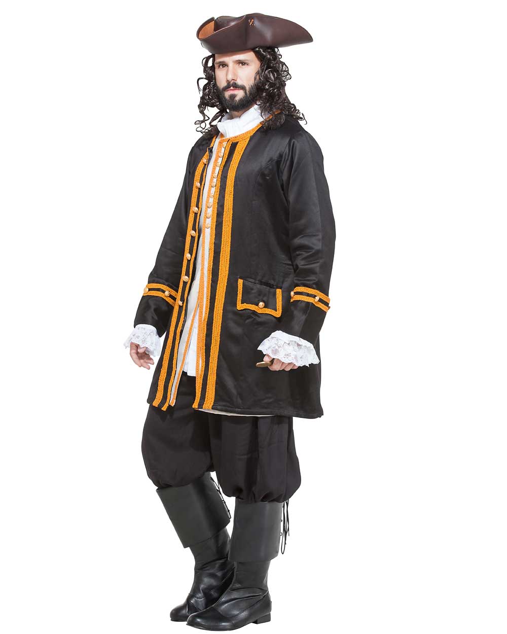 (image for) Admiral Norrington Coat - Black