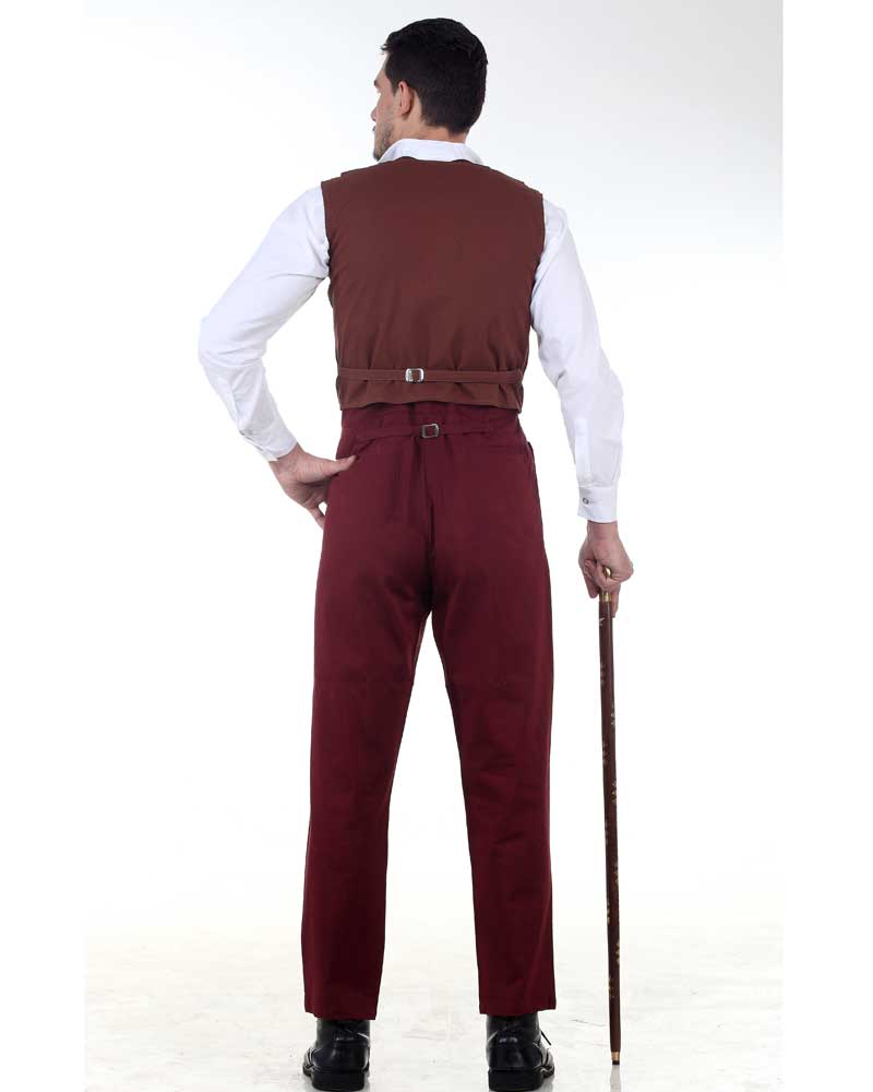 (image for) Canvas Classic Pants-Maroon