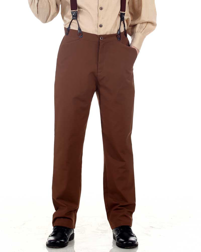 (image for) Classic Steampunk Pants-Brown