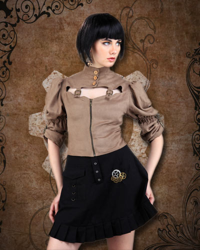 Steampunk Short Skirt - Click Image to Close