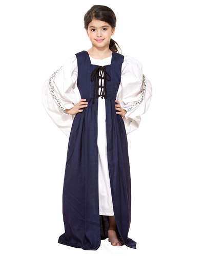 Girls Medieval Market Dress - Click Image to Close