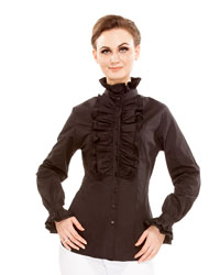 (image for) Zylphia Stand-up Collar Blouse
