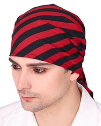 (image for) Pirate Triangle Head Scarf (Stripe Fabric)