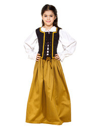 (image for) Girls Cotton Medieval Skirt
