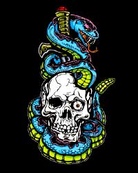 (image for) Dropship T1012 Pirate T-shirt (Black)