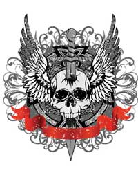 (image for) Dropship T1014 Pirate T-shirt (White)